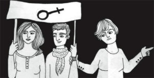 Bianca Tschaikner Feminismus Frauentag Österreich Demonstration