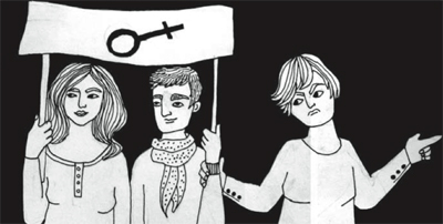 Bianca Tschaikner Feminismus Frauentag Österreich Demonstration