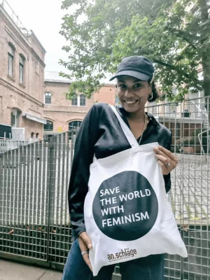 Tragetasche „Save the World with Feminism“